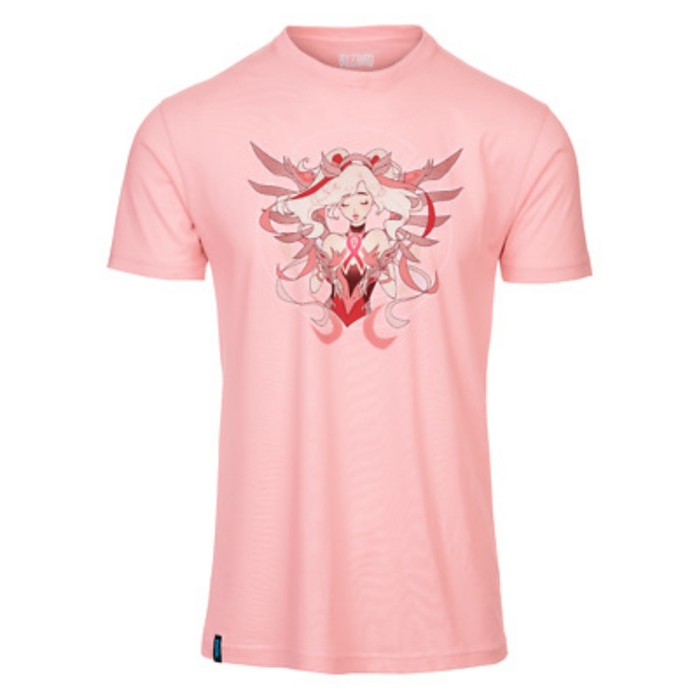M Overwatch Pink BCRF T-shirt